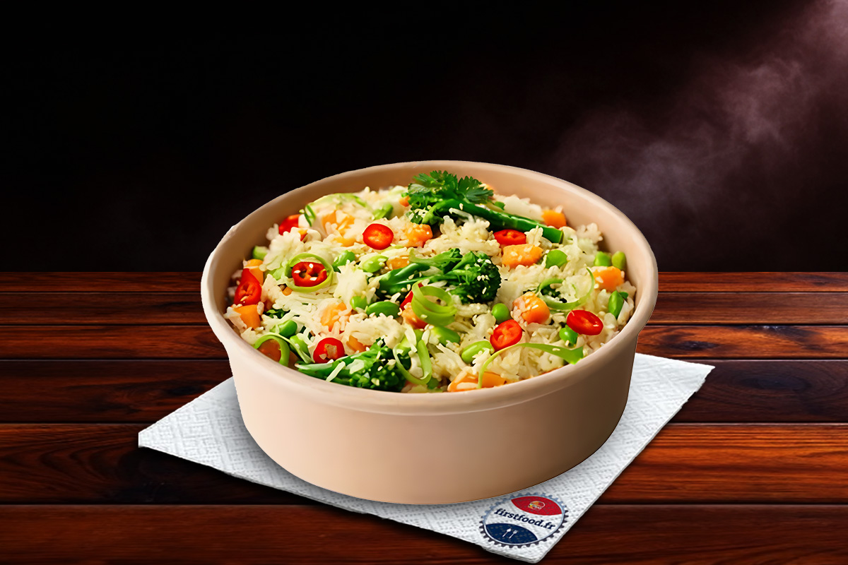 Riz frit classique aux légumes